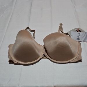 Bali Women's Tan Underwire Strapless Bra 38DD